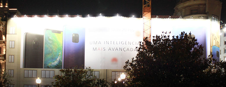 Iconic building at Avenida dos Aliados - Porto, Portugal